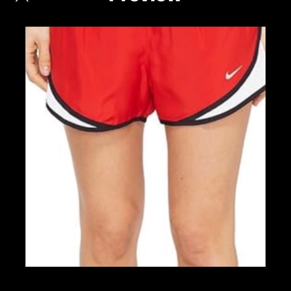Nike Red Dri-FIT Shirt RED AND WHITE.